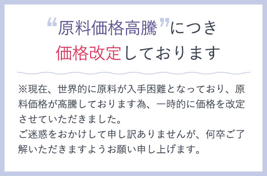 価格改定について