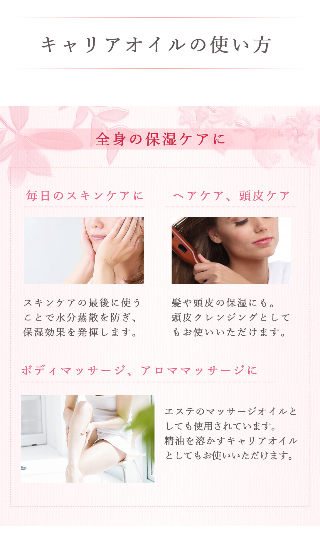 毎日の保湿ケアに