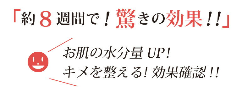 出雲湯村温泉水で！約8週間で驚きの効果！　お肌の水分量UP　キメと整える効果確認！